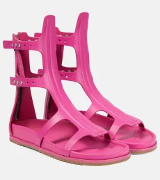 Sandalias gladiador de goma Sandalias gladiador de goma