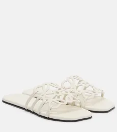 Sandalias Paula's Ibiza Petal de piel con anagrama Sandalias Paula's Ibiza Petal de piel con anagrama