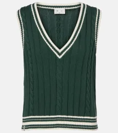 Santa Fe Julia cotton sweater vest Santa Fe Julia cotton sweater vest