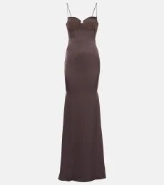 Satin bustier gown Satin bustier gown