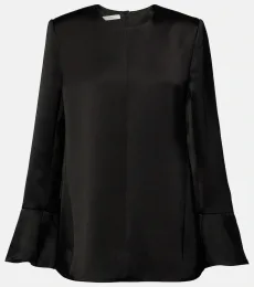 Satin crepe blouse Satin crepe blouse