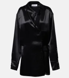 Satin shirt dress Satin shirt dress
