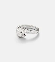Saturn 18kt white gold ring with diamonds Saturn 18kt white gold ring with diamonds