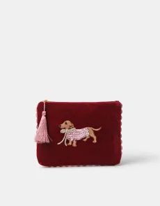 Sausage Dog Velvet Pouch Sausage Dog Velvet Pouch