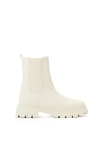 Saydey Cold Weather Chelsea Boots for Women - Chunky Heeled Boots, Faux Leather Lug Sole Boots, Boot Saydey Cold Weather Chelsea Boots for Women - Chunky Heeled Boots, Faux Leather Lug Sole Boots, Boot