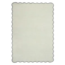 Scalloped Elsie Rug SageSeagrass