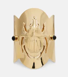Scarab gold-plated cuff bracelet Scarab gold-plated cuff bracelet