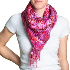 Scarf Batik 190x116cm, B019 Lillypink Scarf Batik 190x116cm, B019 Lillypink