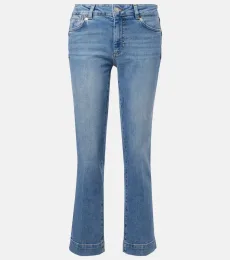 Schermo low-rise cropped bootcut jeans Schermo low-rise cropped bootcut jeans