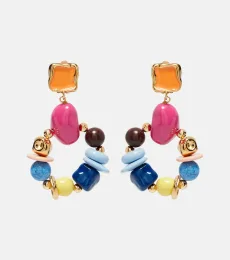 Seaglass beaded clip-on earrings Seaglass beaded clip-on earrings