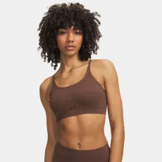 Seamless Cotton Low Women's Sports Bra Incense Brown Kona Brown Seamless Cotton Low Women's Sports Bra Incense Brown Kona Brown