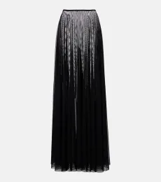 Semi-sheer maxi skirt Semi-sheer maxi skirt