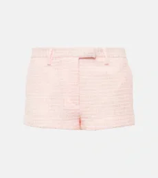 Sequined tweed shorts Sequined tweed shorts