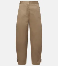 Serene cotton barrel-leg pants Serene cotton barrel-leg pants