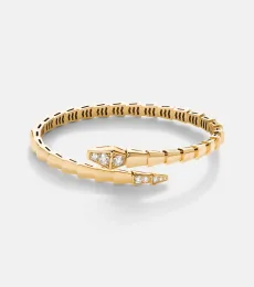 Serpenti Viper 18kt gold bracelet with diamonds Serpenti Viper 18kt gold bracelet with diamonds