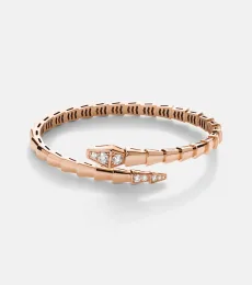 Serpenti Viper 18kt rose gold bracelet with diamonds Serpenti Viper 18kt rose gold bracelet with diamonds