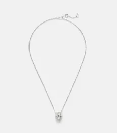 Serpenti Viper 18kt white gold pendant necklace with diamonds Serpenti Viper 18kt white gold pendant necklace with diamonds