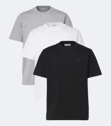 Set de 3 camisetas de jersey de algodón con EKD Set de 3 camisetas de jersey de algodón con EKD