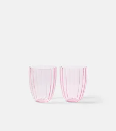 Set of 2 glass tumblers Set of 2 glass tumblers