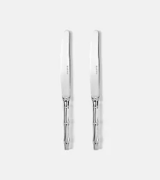 Set of 2 silver-plated knives Set of 2 silver-plated knives