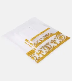 Set of 5 cotton terry towels Set of 5 cotton terry towels