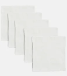 Set of 5 linen cocktail napkins Set of 5 linen cocktail napkins