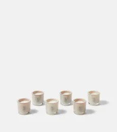 Set of 6 logo candles Set of 6 logo candles