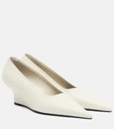 Sharp leather wedges Sharp leather wedges