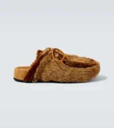 Shearling clogs Shearling clogs