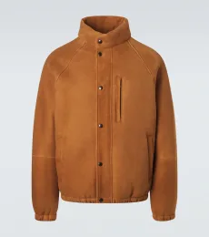 Shearling-lined suede jacket Shearling-lined suede jacket