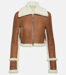 Shearling-lined suede jacket Shearling-lined suede jacket