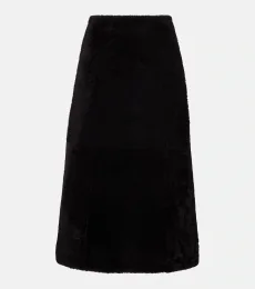 Shearling maxi skirt Shearling maxi skirt