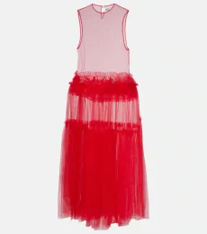 Sheer tulle maxi dress Sheer tulle maxi dress