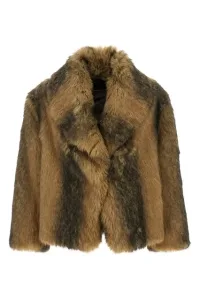 Sherman faux fur coat - Brown