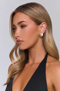 Shine Quietly Earrings Gold Shine Quietly Earrings Gold
