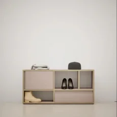 Shoe Rack in Pink with Doors and Drawers Shoe Rack in Pink with Doors and Drawers