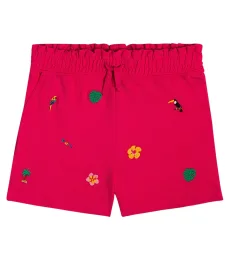 Short brodé en coton Short brodé en coton