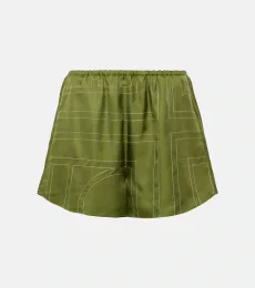 Short de pyjama Monogram en soie Short de pyjama Monogram en soie