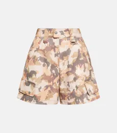 Short Eliano à taille haute en jean