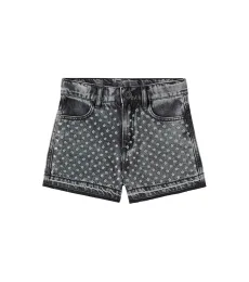 Short en jean à ornements Short en jean à ornements