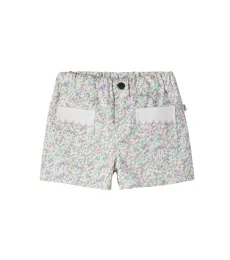 Short Rose en sergé à fleurs Short Rose en sergé à fleurs