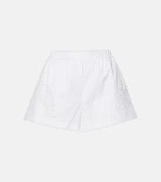 Short Sangallo en coton à broderies Short Sangallo en coton à broderies
