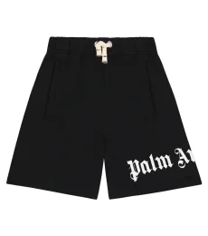 Shorts en jersey de algodón con logo Shorts en jersey de algodón con logo