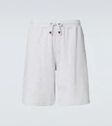 Shorts en jersey de mezcla de algodón Shorts en jersey de mezcla de algodón