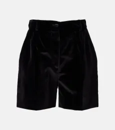 Shorts en mezcla de algodón y seda Shorts en mezcla de algodón y seda