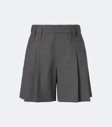 Shorts en mezcla de lana con cuentas Monili Shorts en mezcla de lana con cuentas Monili