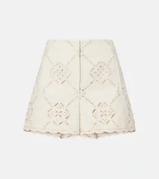 Shorts Jazmin de algodón cortados a láser