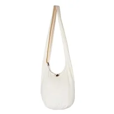 Shoulderbag, HEMP, white in L