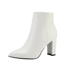 Sianna Chunky High Heel Ankle Booties Sianna Chunky High Heel Ankle Booties