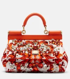 Sicily Mini embellished top-handle bag Sicily Mini embellished top-handle bag